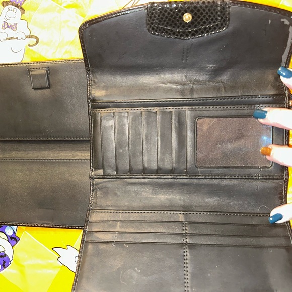 Black Coach Wallet - Picture 2 of 3